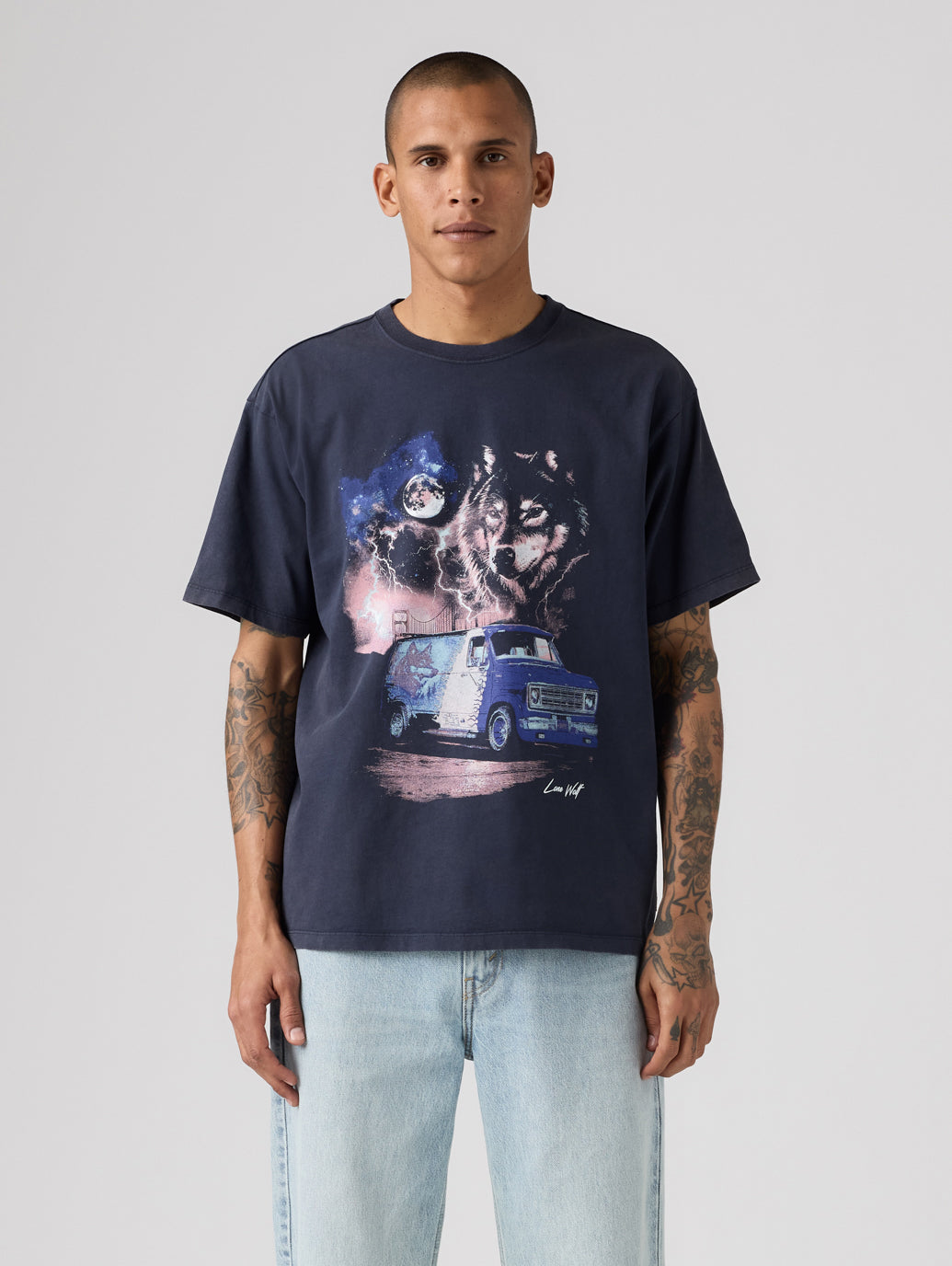 ヴィンテージフィット グラフィックTシャツ