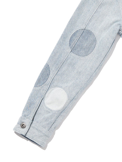 LEVI'S® MADE&CRAFTED® BORROWED FROM THE BOYS トラッカージャケット SUN SPOT MOJ インディゴ PATTERN