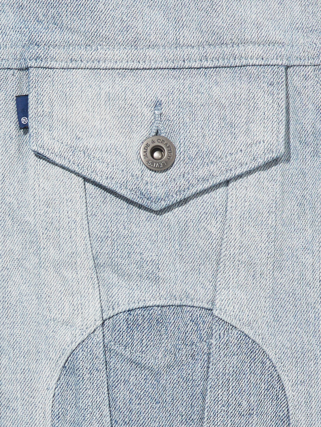 LEVI'S® MADE&CRAFTED® BORROWED FROM THE BOYS トラッカージャケット SUN SPOT MOJ インディゴ PATTERN
