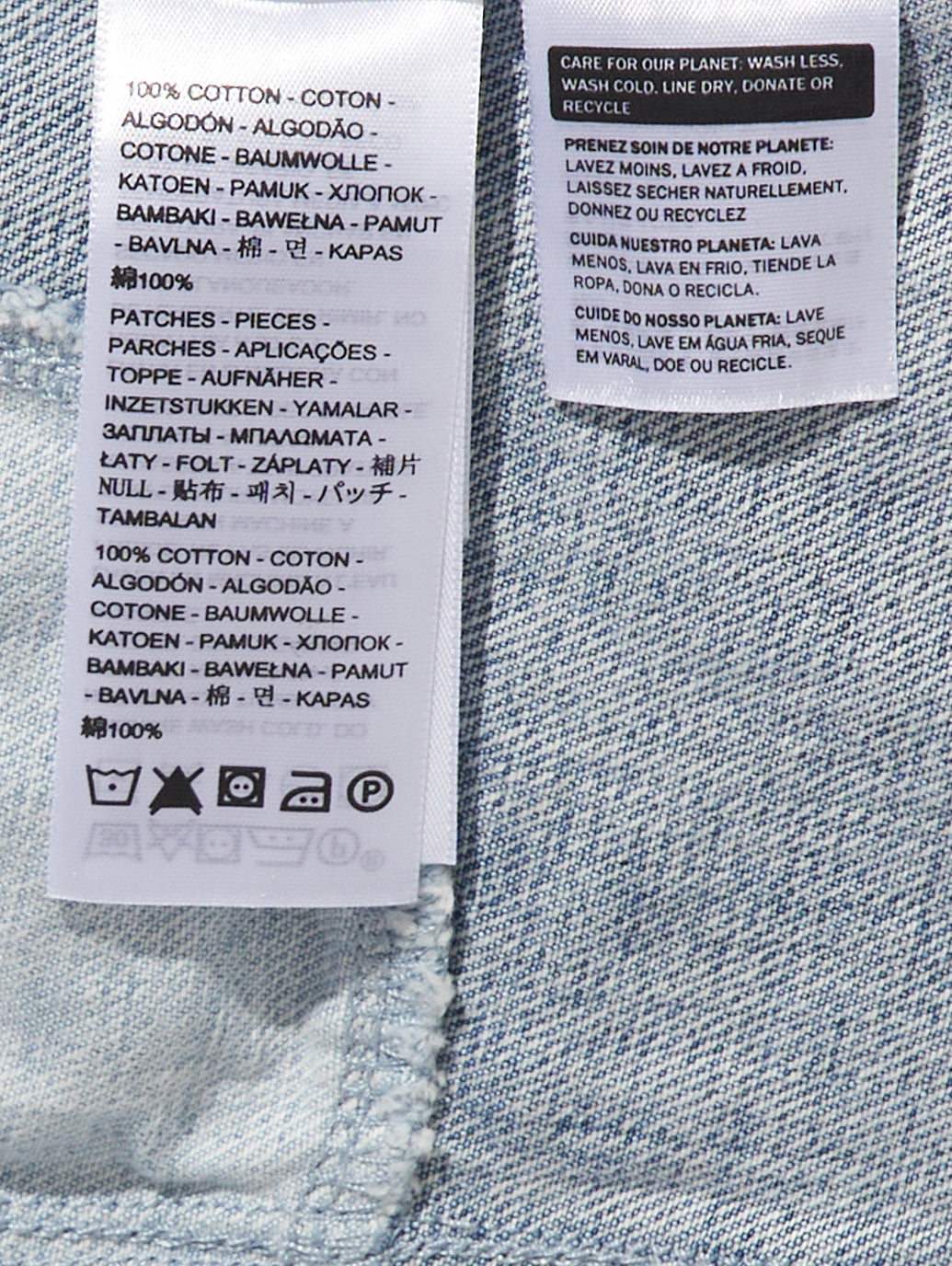 LEVI'S® MADE&CRAFTED® BORROWED FROM THE BOYS トラッカージャケット SUN SPOT MOJ インディゴ PATTERN