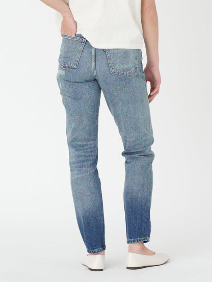 LEVI'S® MADE&CRAFTED® ハイライズ BORROWED FROM THE BOYS KIRUTO MOJ インディゴ DESTRUCTED