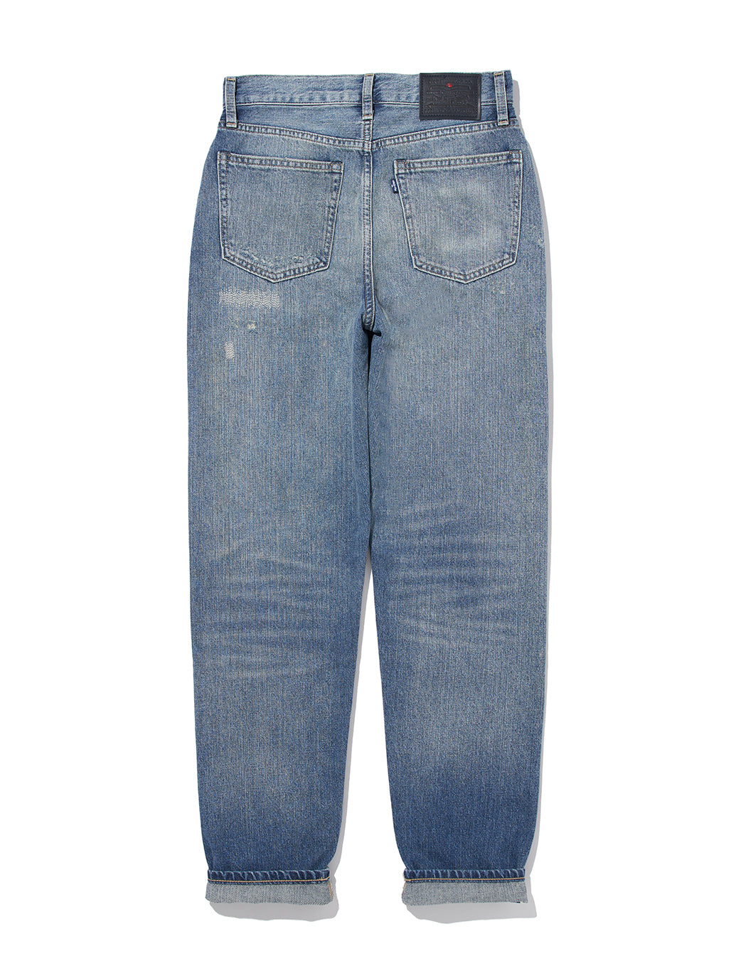 LEVI'S® MADE&CRAFTED® ハイライズ BORROWED FROM THE BOYS KIRUTO MOJ インディゴ DESTRUCTED