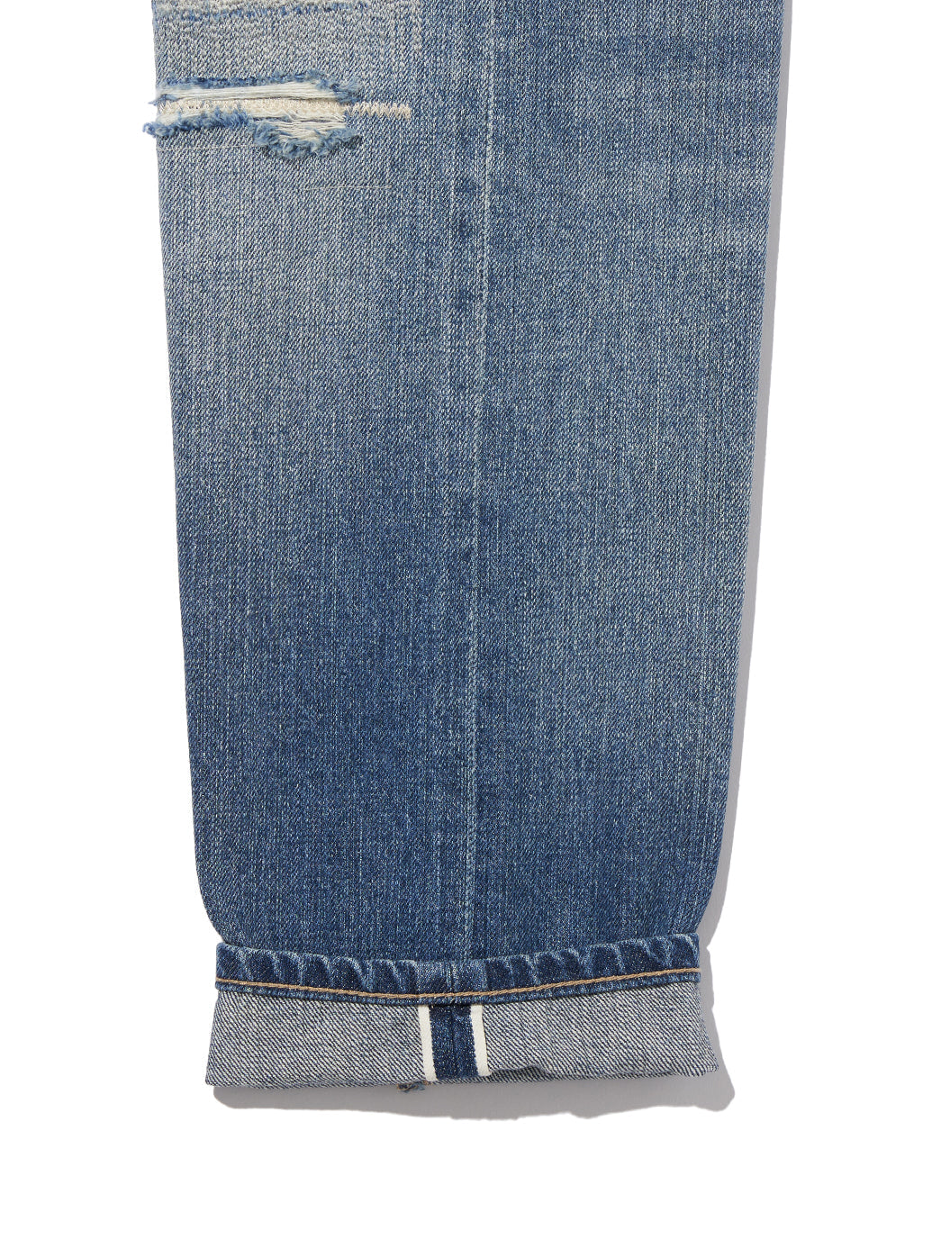 LEVI'S® MADE&CRAFTED® ハイライズ BORROWED FROM THE BOYS KIRUTO MOJ インディゴ DESTRUCTED