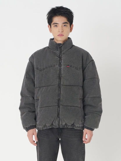 スーパーデニムダウンジャケット ブラック ECLIPSE