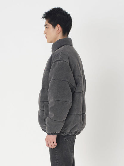 スーパーデニムダウンジャケット ブラック ECLIPSE