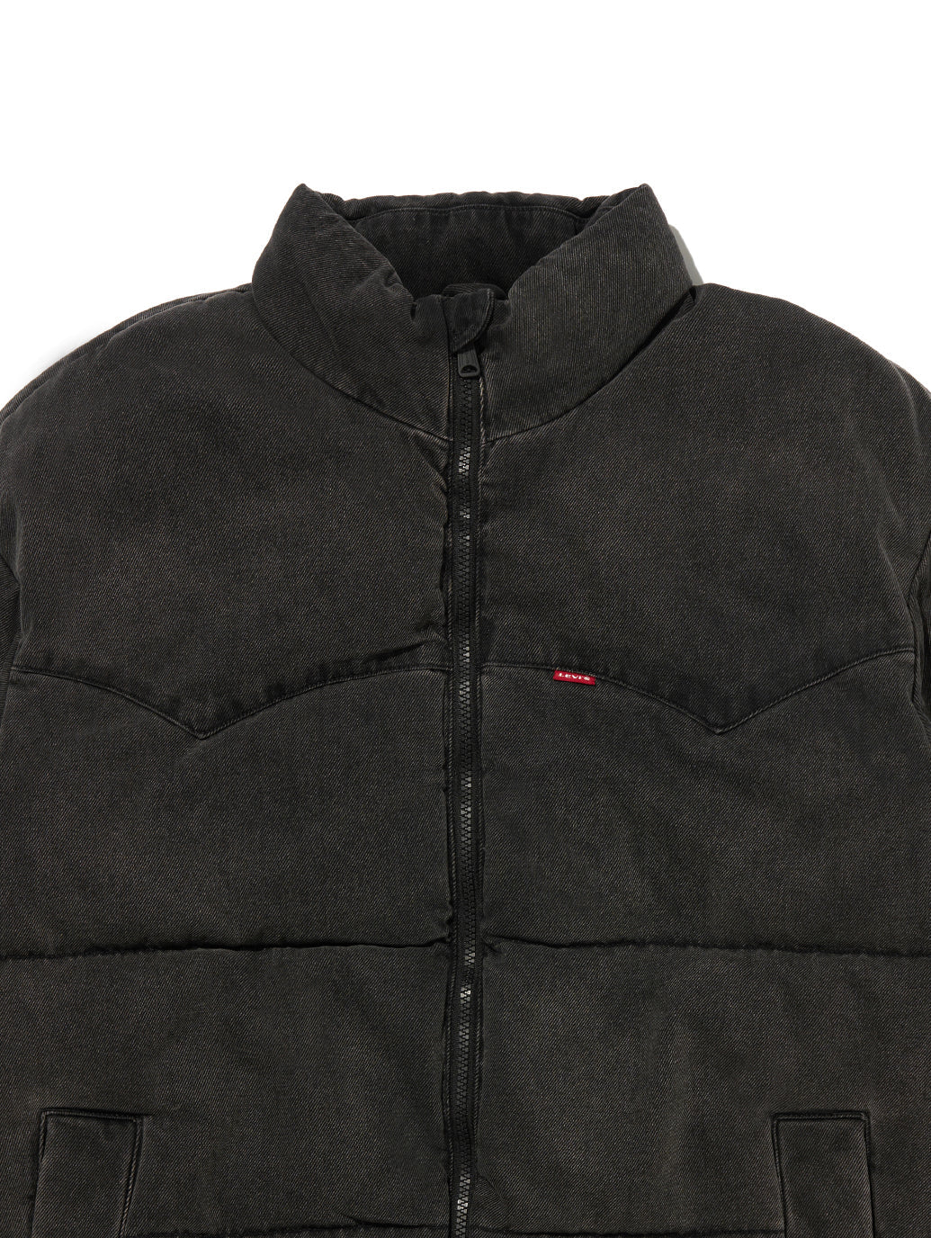 スーパーデニムダウンジャケット ブラック ECLIPSE