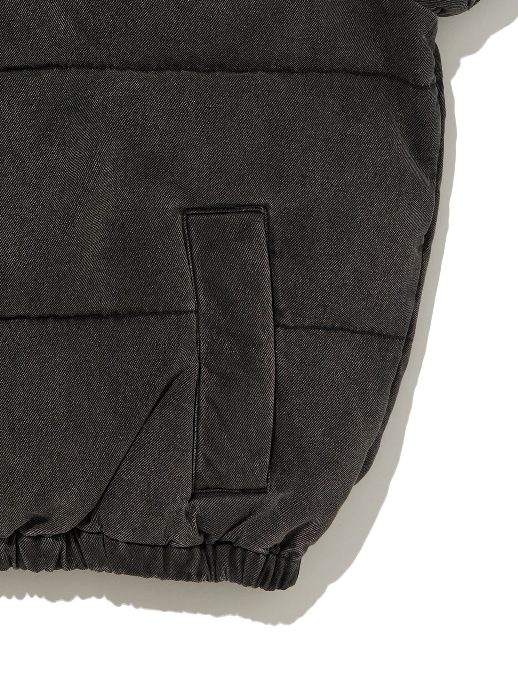 スーパーデニムダウンジャケット ブラック ECLIPSE