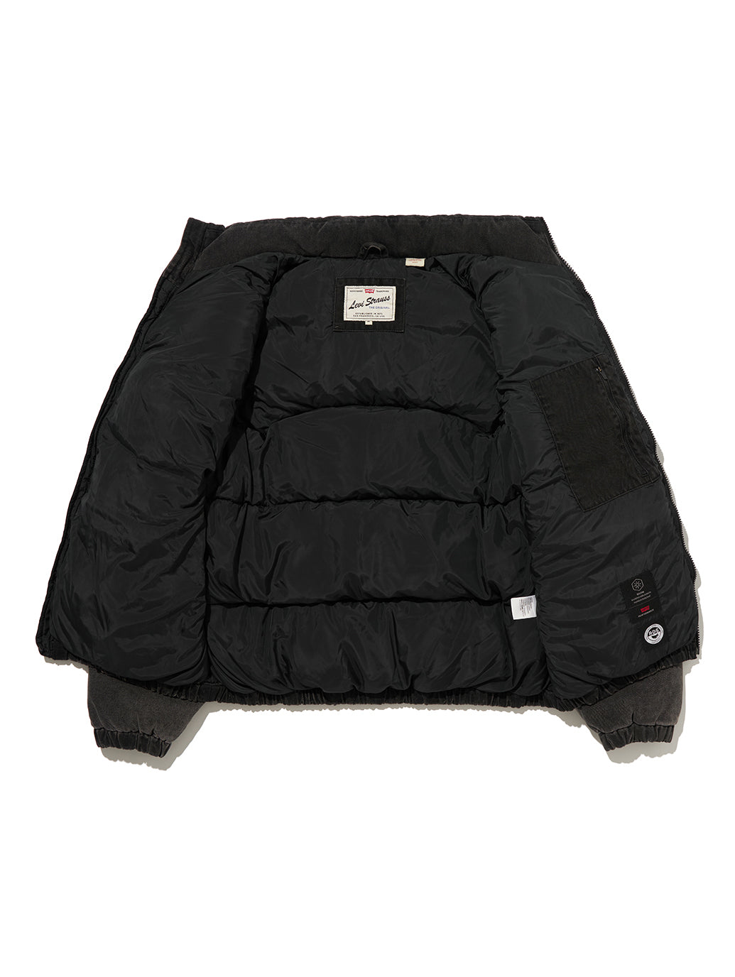 スーパーデニムダウンジャケット ブラック ECLIPSE