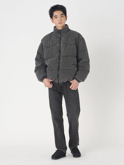 スーパーデニムダウンジャケット ブラック ECLIPSE