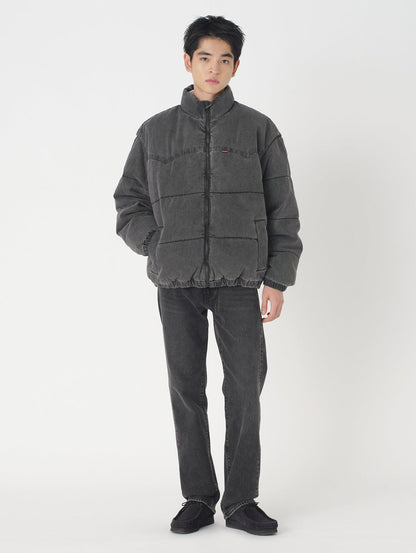 スーパーデニムダウンジャケット ブラック ECLIPSE