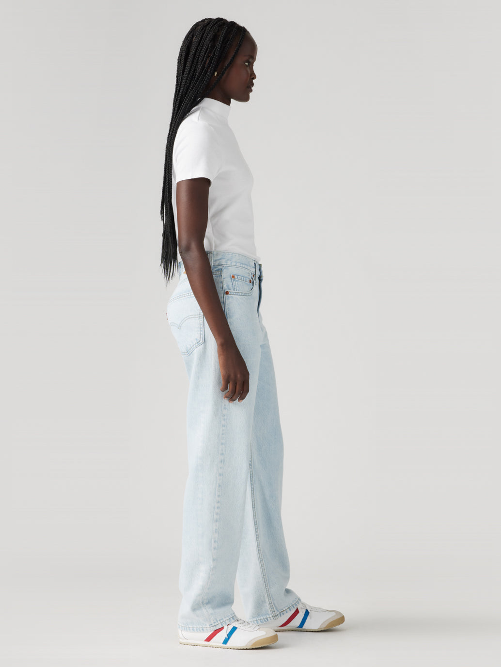 LOW PRO ジーンズ ストレート ライトインディゴ