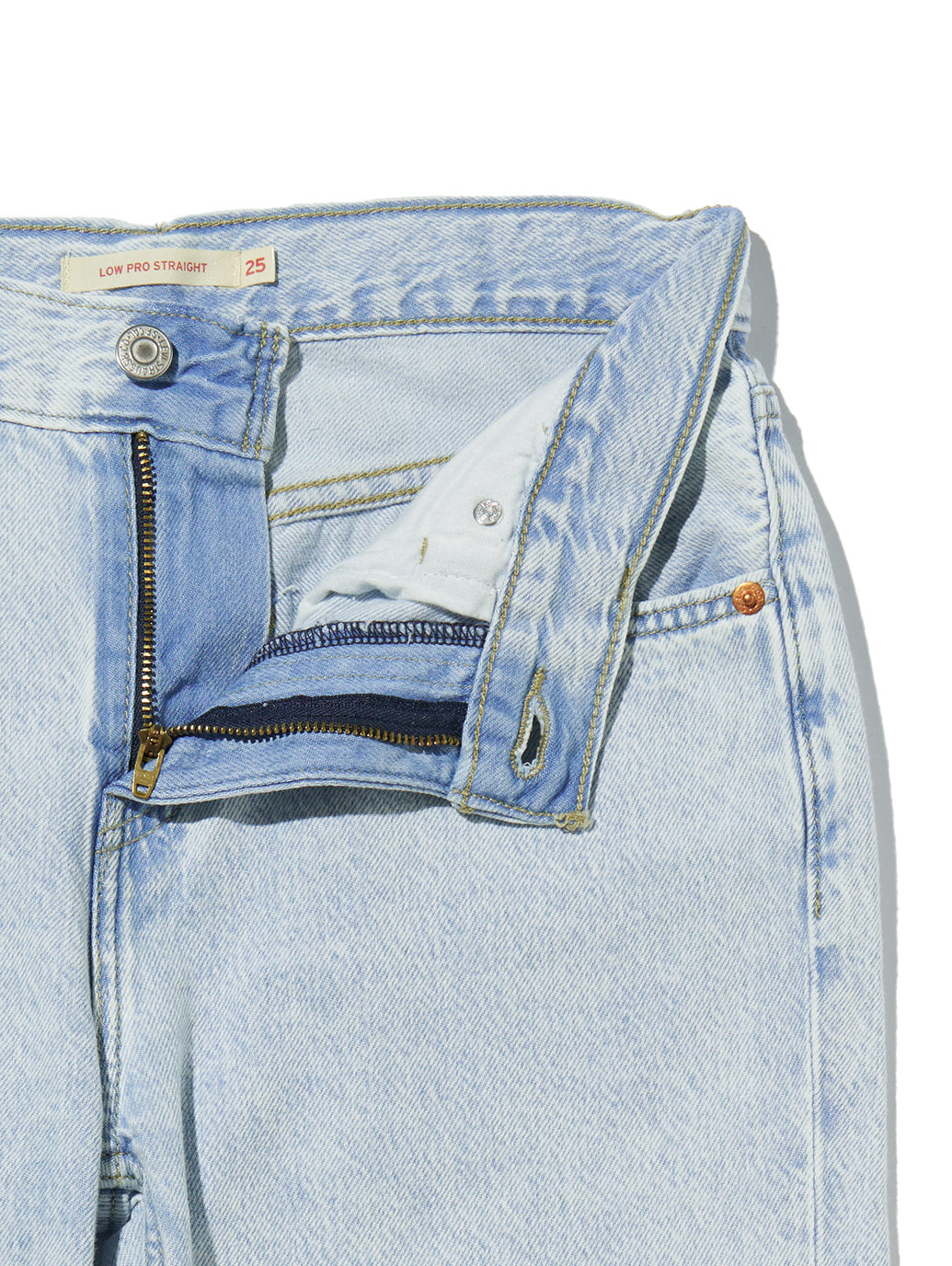 LOW PRO ジーンズ ストレート ライトインディゴ