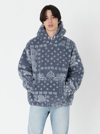 COZY UP フーディー ブルー FRANCISCO BANDANA