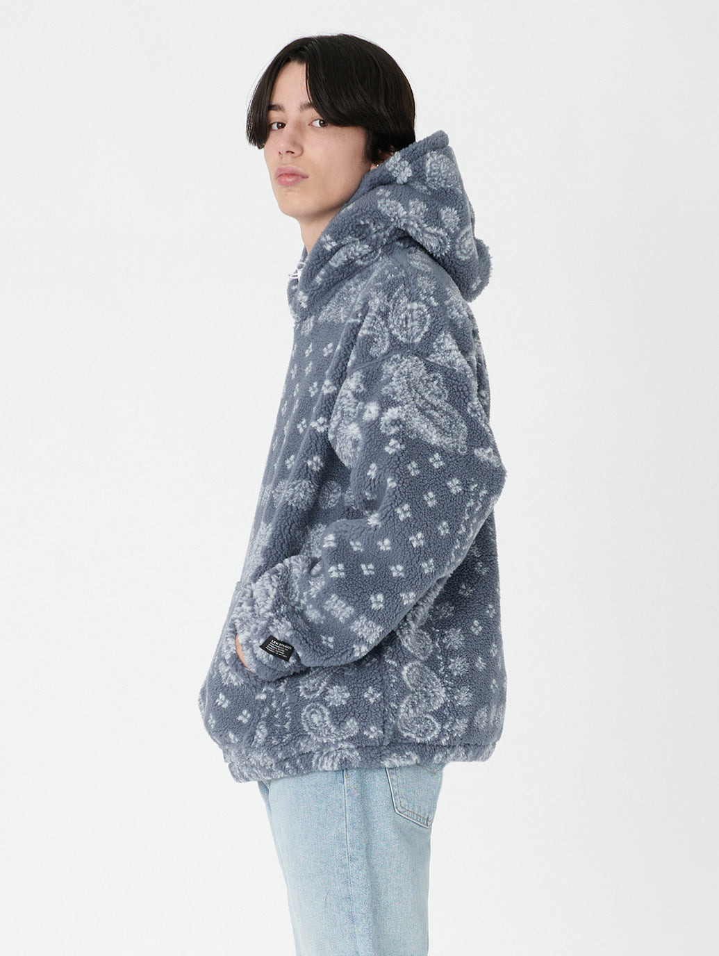 COZY UP フーディー ブルー FRANCISCO BANDANA