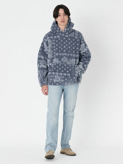 COZY UP フーディー ブルー FRANCISCO BANDANA