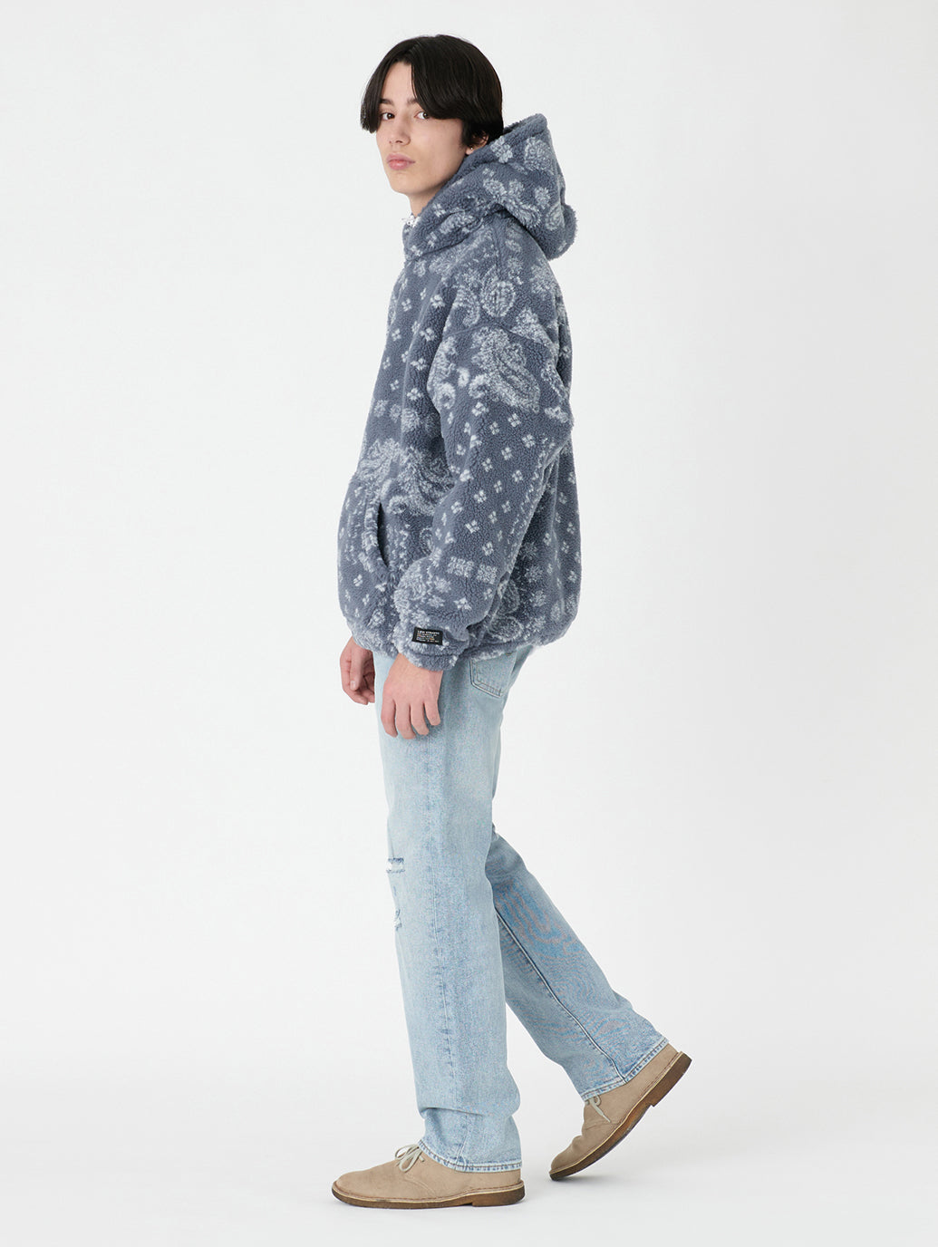 COZY UP フーディー ブルー FRANCISCO BANDANA