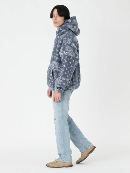 COZY UP フーディー ブルー FRANCISCO BANDANA