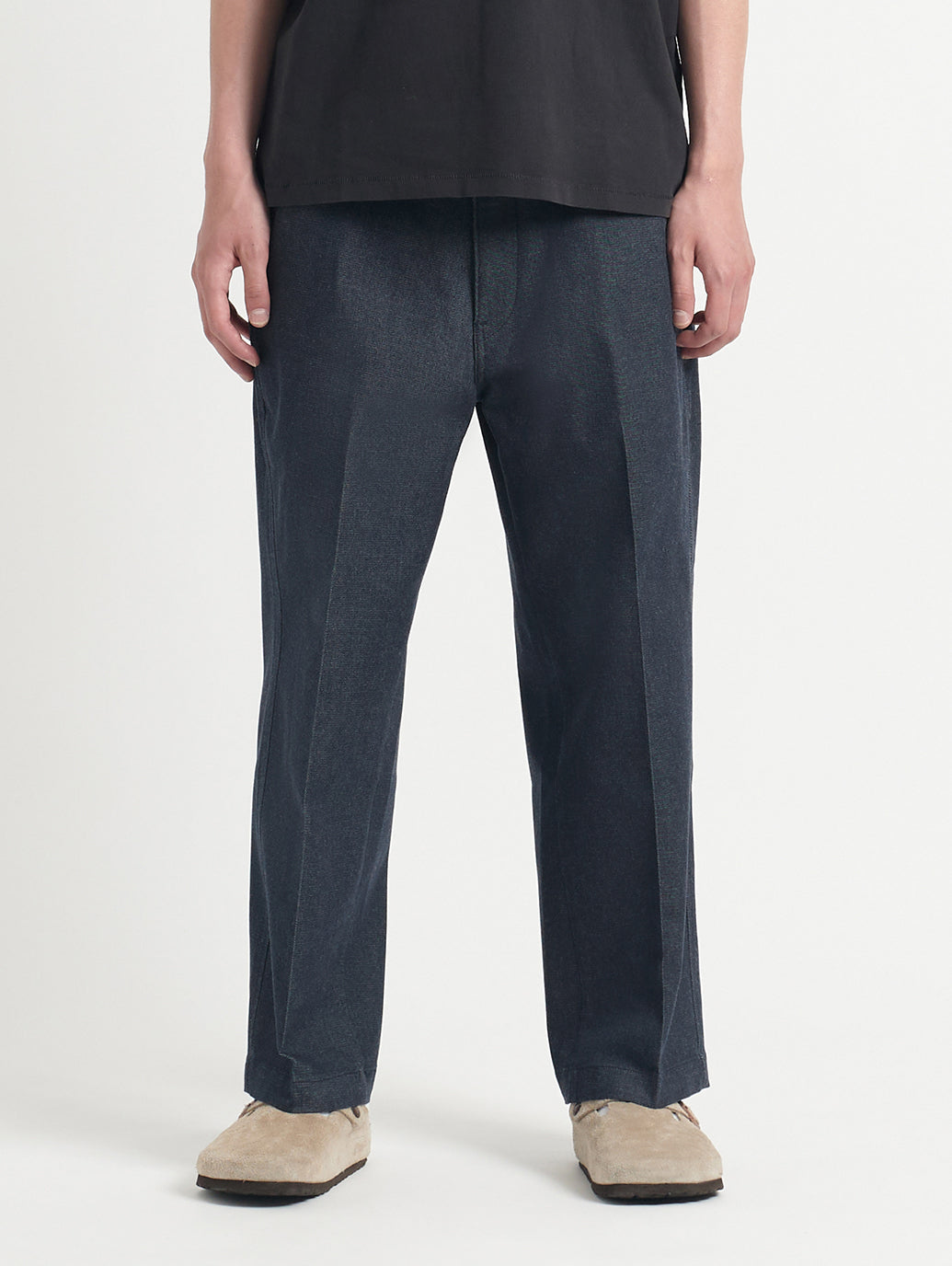 STA PREST ワイドレッグ クロップ インディゴ DENIM