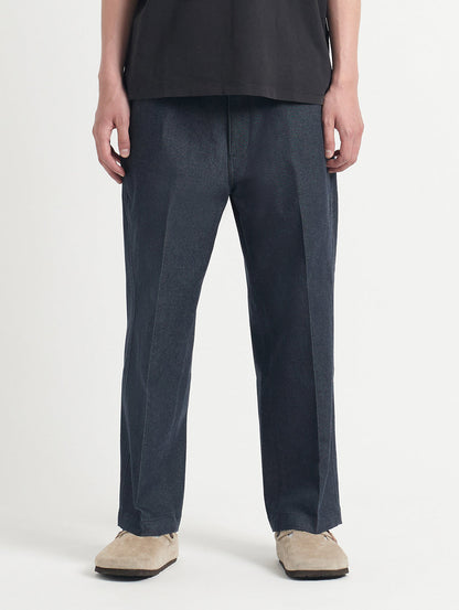 STA PREST ワイドレッグ クロップ インディゴ DENIM