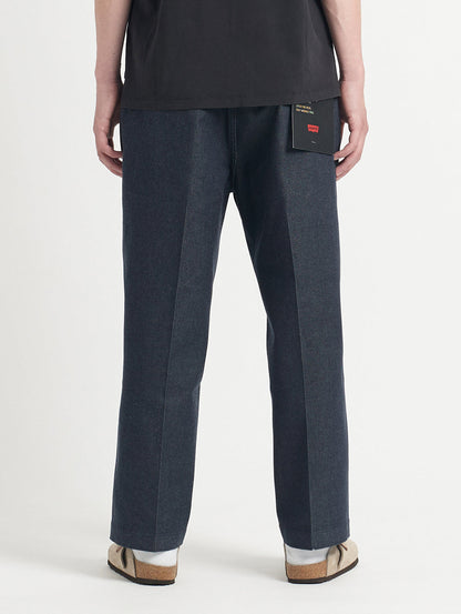 STA PREST ワイドレッグ クロップ インディゴ DENIM