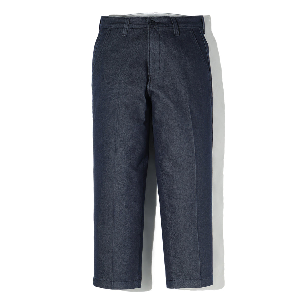 STA PREST ワイドレッグ クロップ インディゴ DENIM