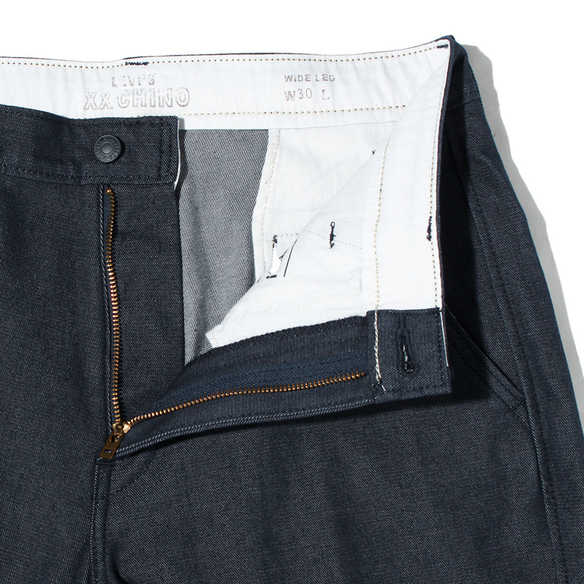 STA PREST ワイドレッグ クロップ インディゴ DENIM