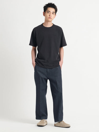 STA PREST ワイドレッグ クロップ インディゴ DENIM