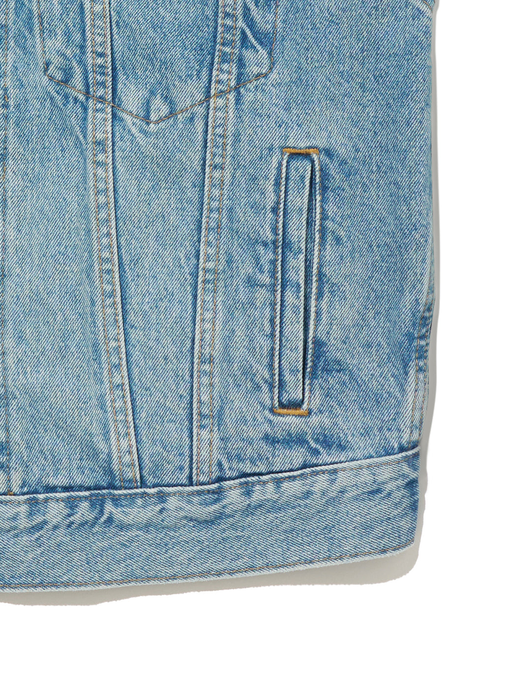 90S トラッカージャケット ライトインディゴ GEO FLORALS