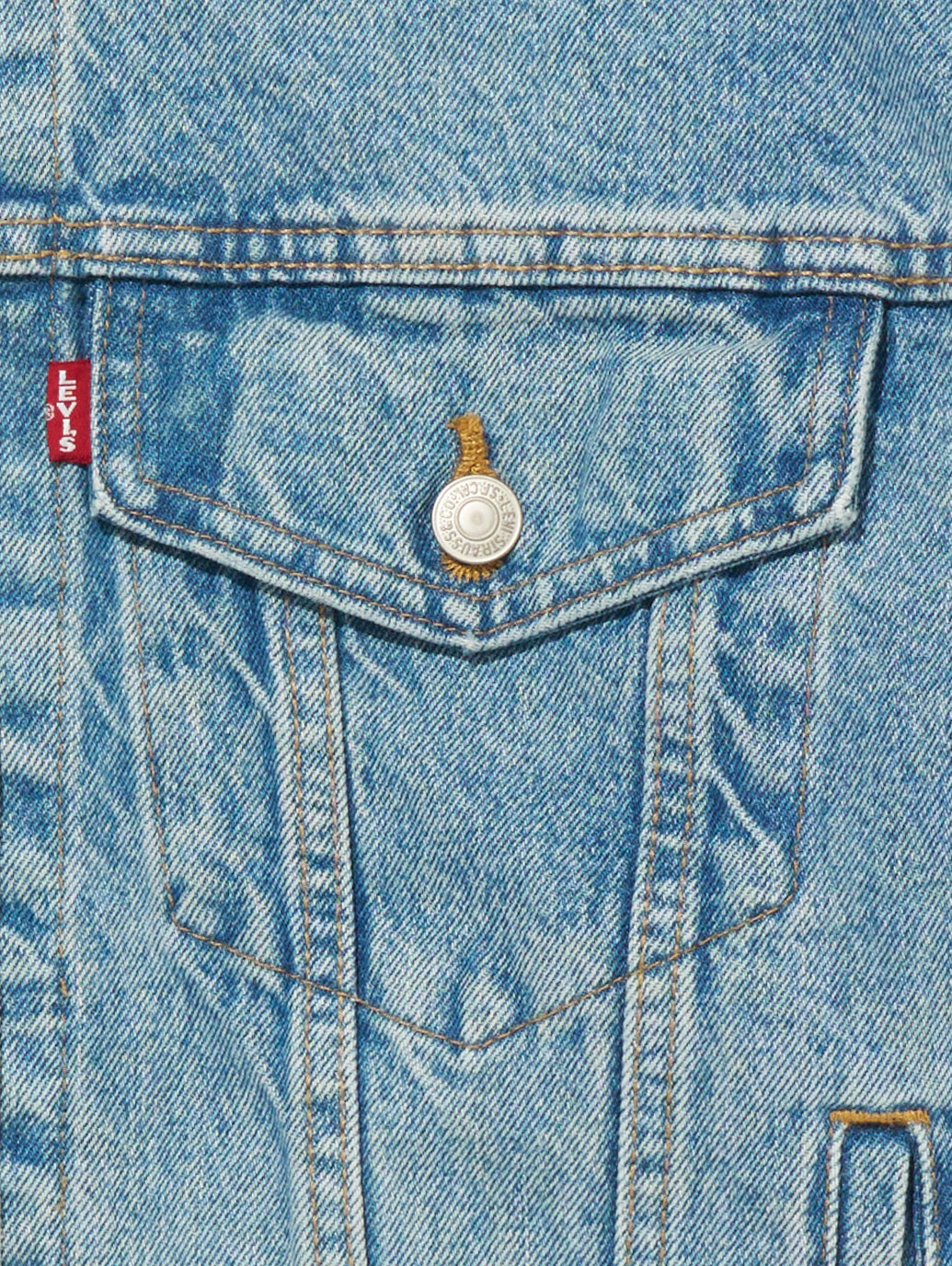 90S トラッカージャケット ライトインディゴ GEO FLORALS