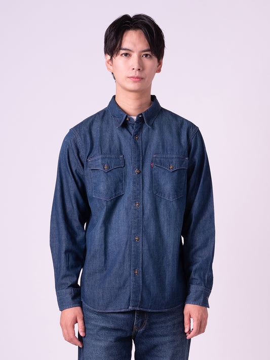 リラックスフィット ウエスタンシャツ