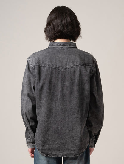 リラックスフィット ウエスタンシャツ