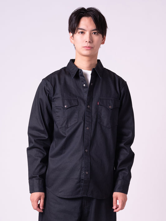 リラックスフィット ウエスタンシャツ