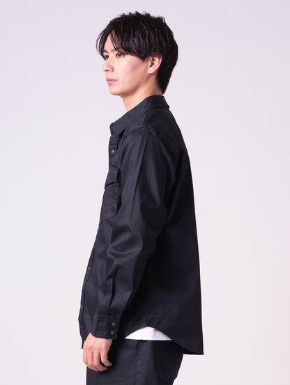 リラックスフィット ウエスタンシャツ