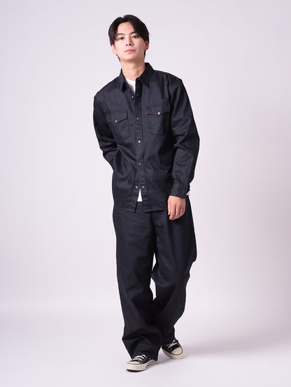 リラックスフィット ウエスタンシャツ