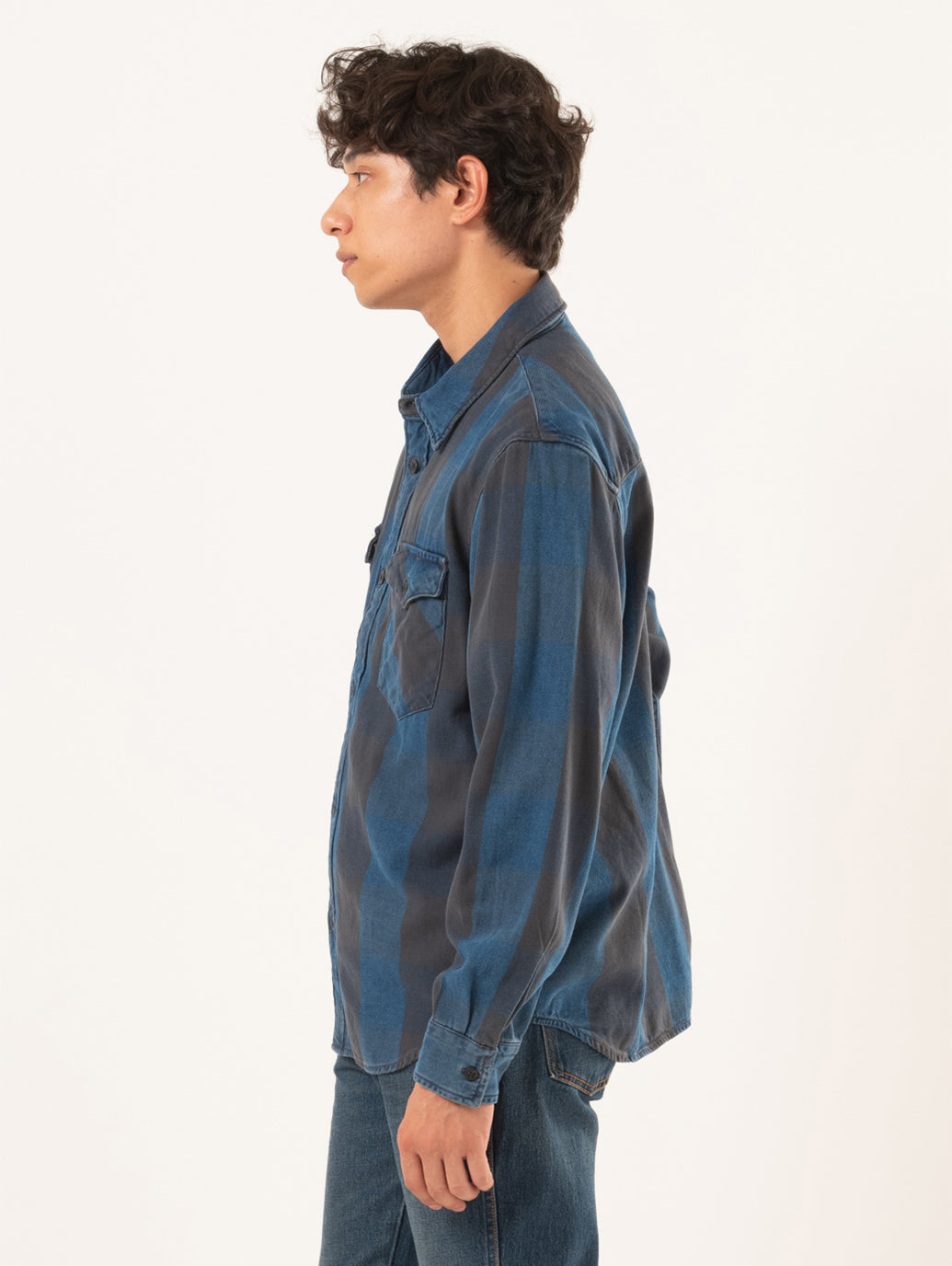 リラックスフィット ウエスタンシャツ