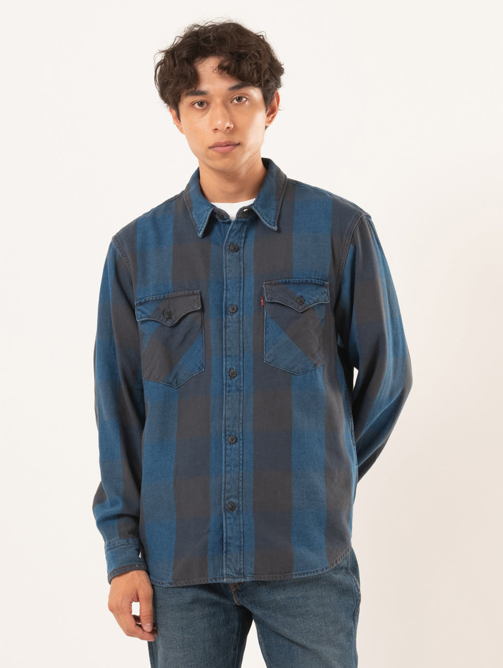 リラックスフィット ウエスタンシャツ