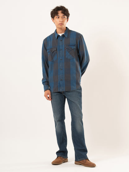 リラックスフィット ウエスタンシャツ