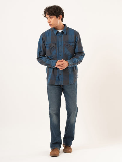 リラックスフィット ウエスタンシャツ