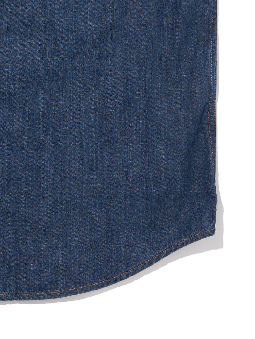 リラックスフィット ウエスタンシャツ インディゴ RINSE