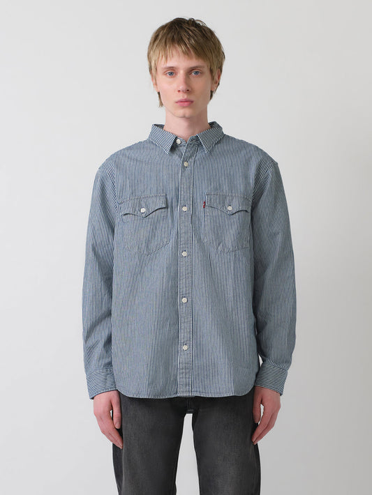 リラックスフィット ウエスタンシャツ