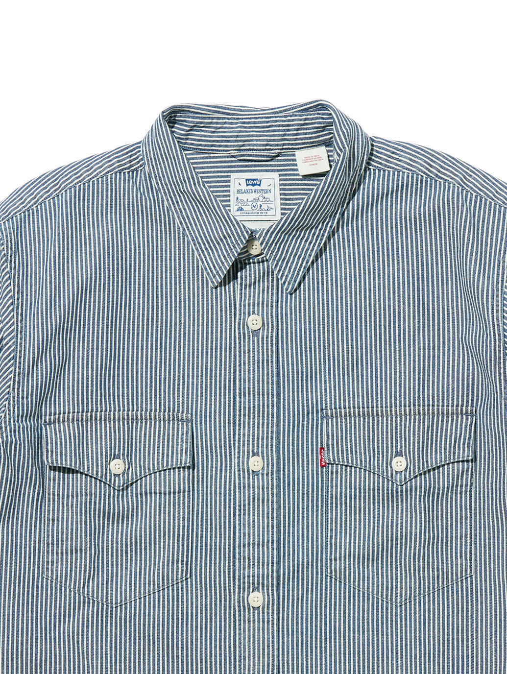リラックスフィット ウエスタンシャツ