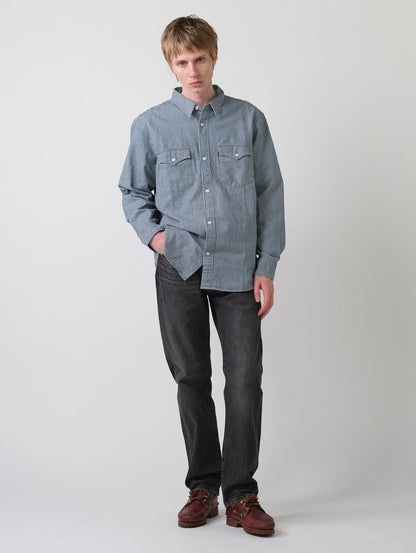 リラックスフィット ウエスタンシャツ