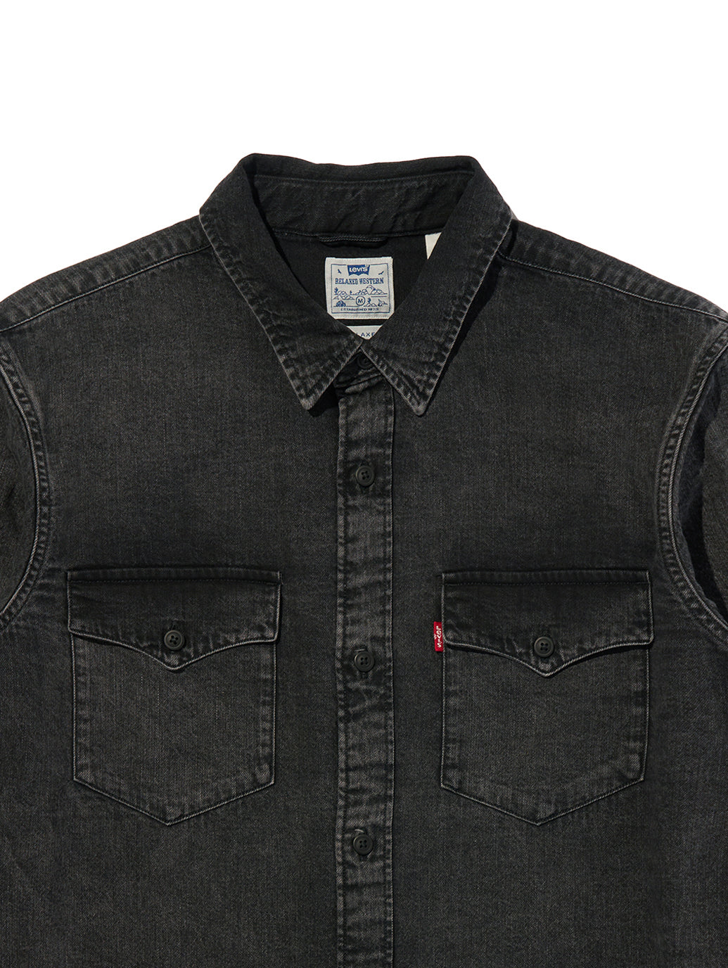 リラックスフィット ウエスタンシャツ