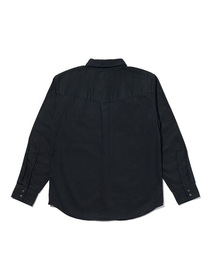 リラックスフィット ウエスタンシャツ