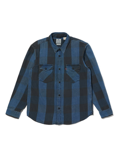 リラックスフィット ウエスタンシャツ