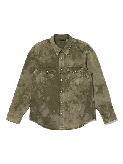 リラックスフィット ウエスタンシャツ