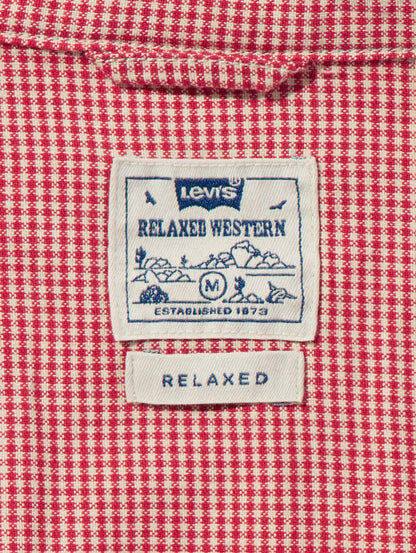 リラックスフィット ウエスタンシャツ