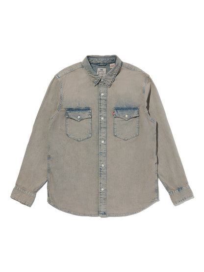 リラックスフィット ウエスタンシャツ