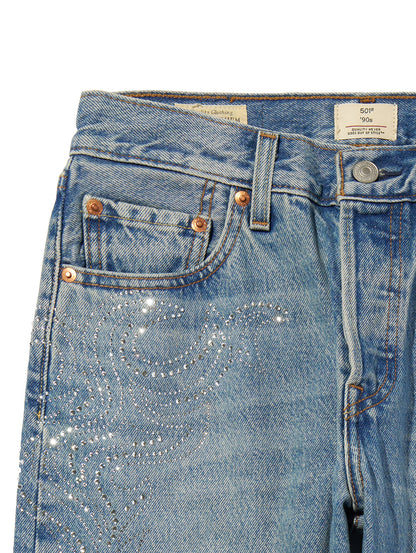 BEYONCE X LEVI’S® 501®'90S ジーンズ ミディアムインディゴ