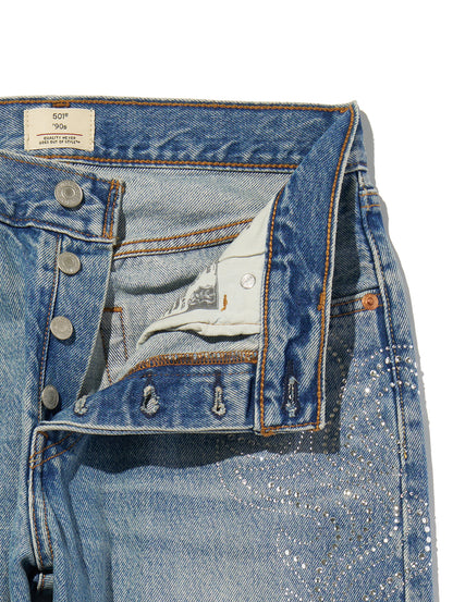 BEYONCE X LEVI’S® 501®'90S ジーンズ ミディアムインディゴ